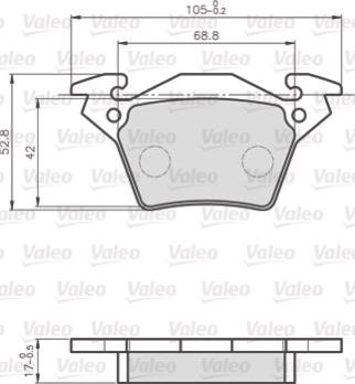 Valeo 872020 - Komplet Pločica, disk-kočnica www.molydon.hr