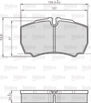 Valeo 872123 - Komplet Pločica, disk-kočnica www.molydon.hr