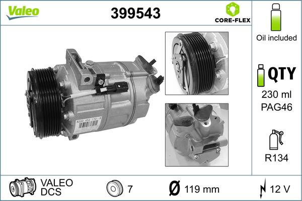 Valeo 399543 - Kompresor, klima-Uređaj www.molydon.hr