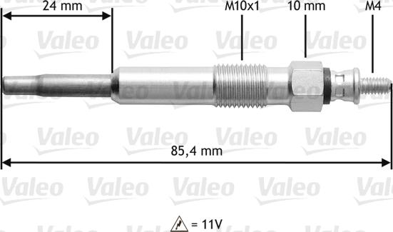 Valeo 345105 - Grijač za paljenje www.molydon.hr