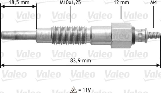 Valeo 345180 - Grijač za paljenje www.molydon.hr