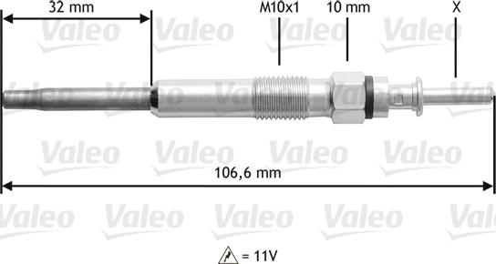 Valeo 345132 - Grijač za paljenje www.molydon.hr