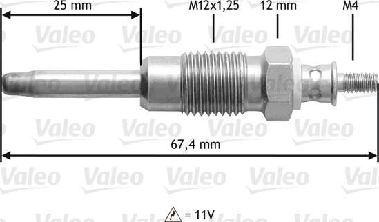 Valeo 345124 - Grijač za paljenje www.molydon.hr