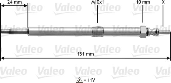 Valeo 345120 - Grijač za paljenje www.molydon.hr