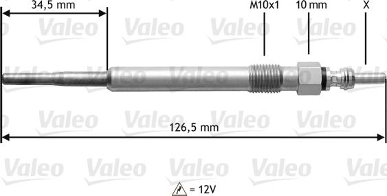 Valeo 345122 - Grijač za paljenje www.molydon.hr