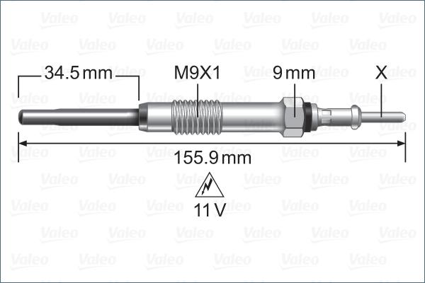 Valeo 345228 - Grijač za paljenje www.molydon.hr