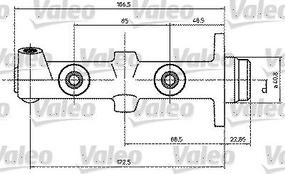 Valeo 350686 - Glavni kočioni cilindar www.molydon.hr