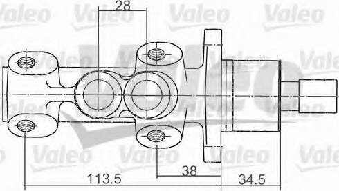 Valeo 350809 - Glavni kočioni cilindar www.molydon.hr