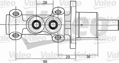 Valeo 350824 - Glavni kočioni cilindar www.molydon.hr