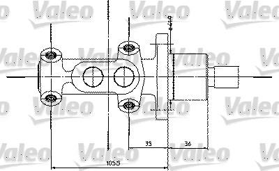 Valeo 350821 - Glavni kočioni cilindar www.molydon.hr