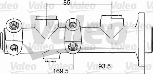 Valeo 350710 - Glavni kočioni cilindar www.molydon.hr