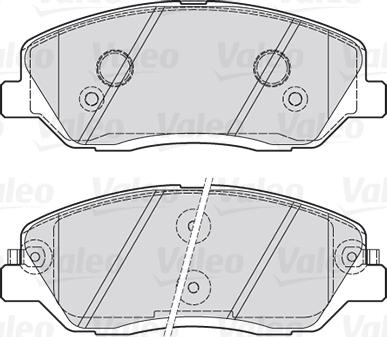 Valeo 670937 - Komplet Pločica, disk-kočnica www.molydon.hr