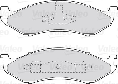 Valeo 301491 - Komplet Pločica, disk-kočnica www.molydon.hr