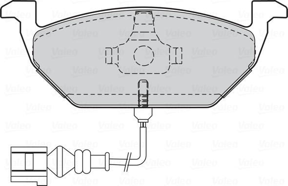 Valeo 301408 - Komplet Pločica, disk-kočnica www.molydon.hr