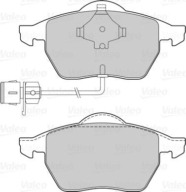 Valeo 301049 - Komplet Pločica, disk-kočnica www.molydon.hr