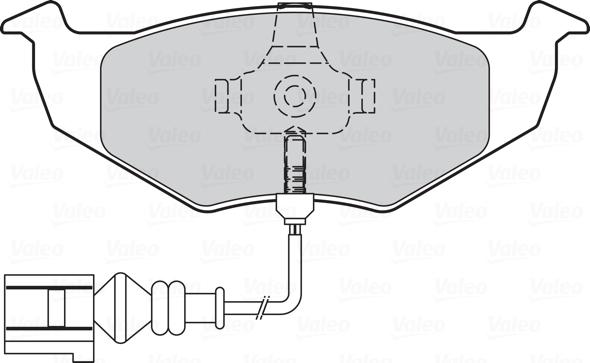 Valeo 301805 - Komplet Pločica, disk-kočnica www.molydon.hr