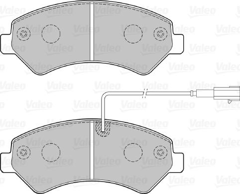 Valeo 670276 - Komplet Pločica, disk-kočnica www.molydon.hr