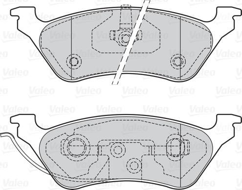 Valeo 302 057 - Komplet Pločica, disk-kočnica www.molydon.hr