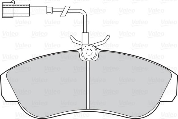 Valeo 302061 - Komplet Pločica, disk-kočnica www.molydon.hr