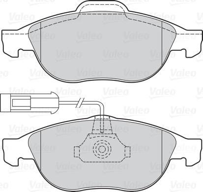 Valeo 302074 - Komplet Pločica, disk-kočnica www.molydon.hr