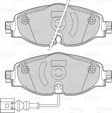 Valeo 670328 - Komplet Pločica, disk-kočnica www.molydon.hr