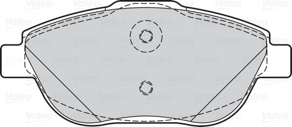 Valeo 302148 - Komplet Pločica, disk-kočnica www.molydon.hr