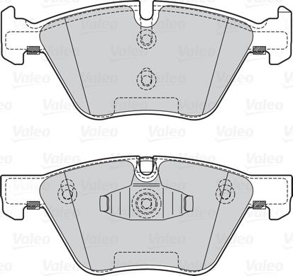 Valeo 302132 - Komplet Pločica, disk-kočnica www.molydon.hr