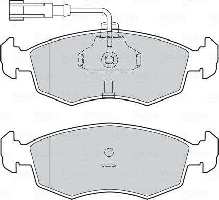 Valeo 302330 - Komplet Pločica, disk-kočnica www.molydon.hr