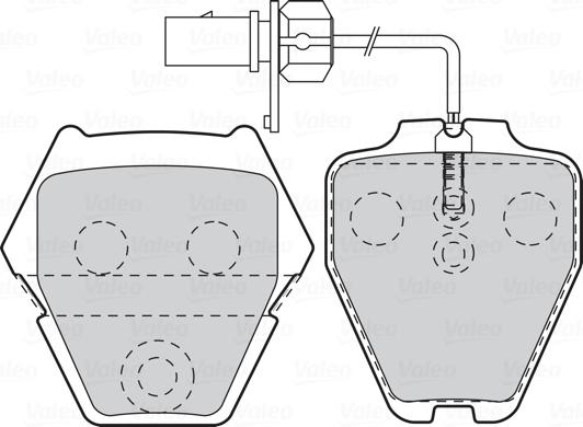 Valeo 302333 - Komplet Pločica, disk-kočnica www.molydon.hr