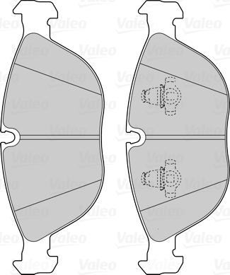 Valeo 302299 - Komplet Pločica, disk-kočnica www.molydon.hr