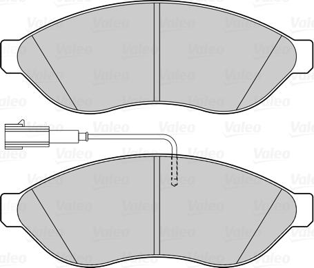 Valeo 302263 - Komplet Pločica, disk-kočnica www.molydon.hr