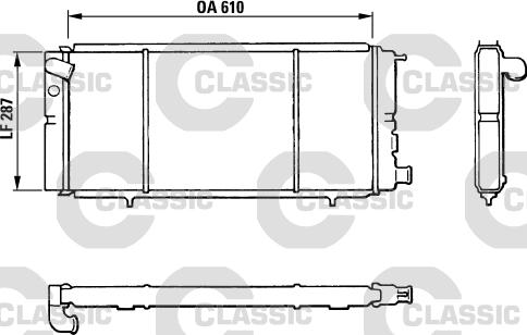 Valeo 310827 - Hladnjak, hladjenje motora www.molydon.hr