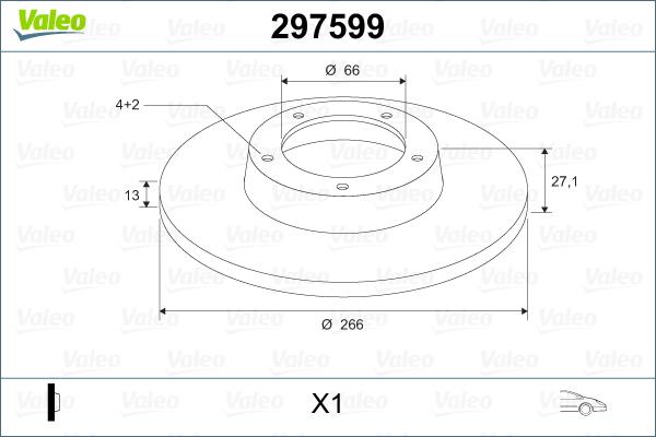 Valeo 297599 - Kočioni disk www.molydon.hr