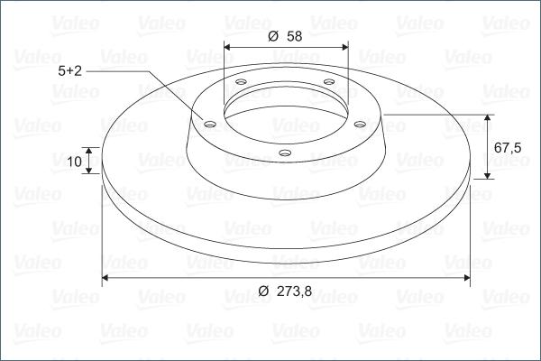 Valeo 297607 - Kočioni disk www.molydon.hr