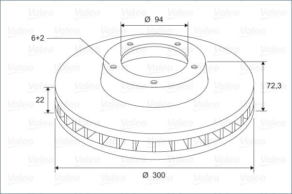 Valeo 297288 - Kočioni disk www.molydon.hr