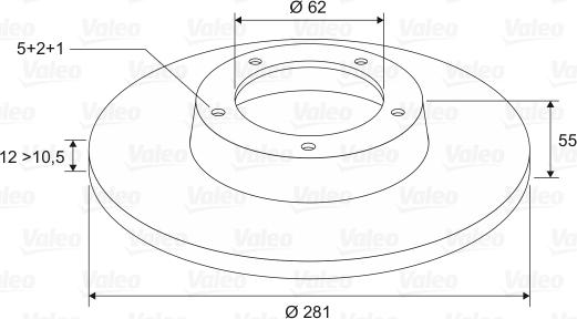 Valeo 297283 - Kočioni disk www.molydon.hr