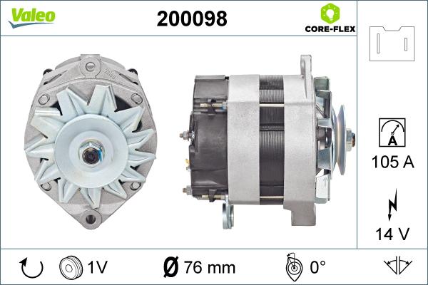 Valeo 200098 - Alternator www.molydon.hr