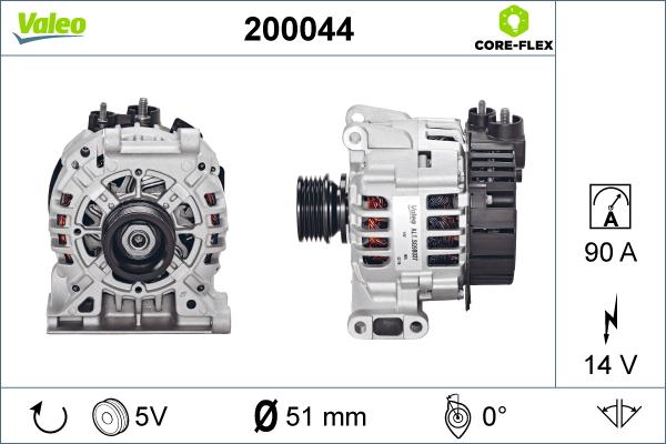 Valeo 200044 - Alternator www.molydon.hr