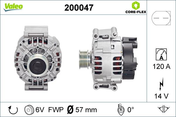 Valeo 200047 - Alternator www.molydon.hr