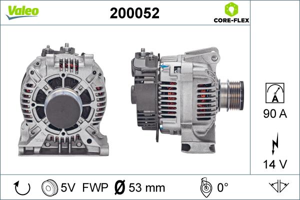 Valeo 200052 - Alternator www.molydon.hr