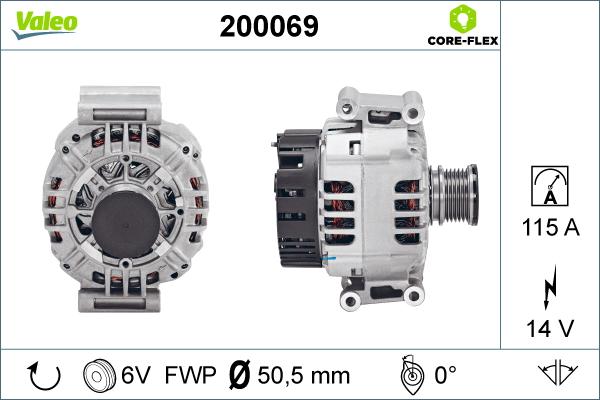 Valeo 200069 - Alternator www.molydon.hr