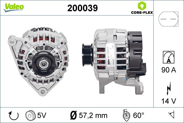 Valeo 200039 - Alternator www.molydon.hr