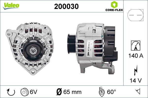 Valeo 200030 - Alternator www.molydon.hr