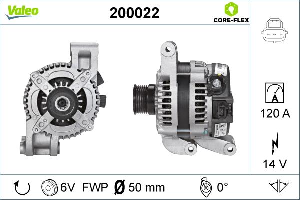 Valeo 200022 - Alternator www.molydon.hr