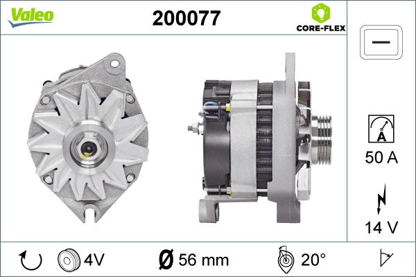 Valeo 200077 - Alternator www.molydon.hr