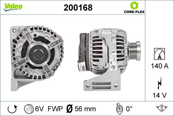 Valeo 200168 - Alternator www.molydon.hr