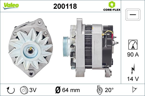 Valeo 200118 - Alternator www.molydon.hr