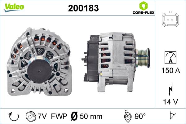 Valeo 200183 - Alternator www.molydon.hr