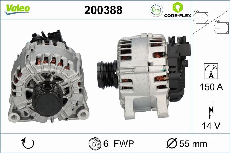 Valeo 200388 - Alternator www.molydon.hr