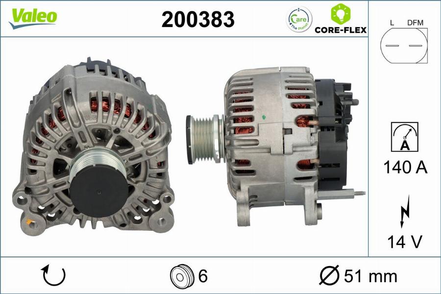 Valeo 200383 - Alternator www.molydon.hr